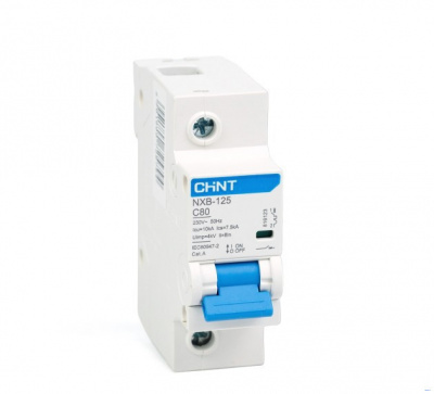 Фото NXB-125 1P 63A 10кА х-ка D (R) автоматический выключатель (CHINT) ЭТК Оникс